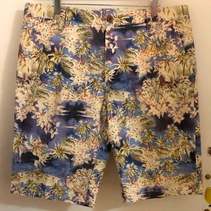 🦜🦜Men’s Report Collection print walk shorts. 34